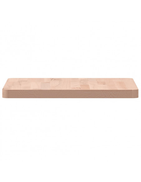 Piano per Tavolo 40x40x2,5 cm Quadrato Legno Massello di Faggio