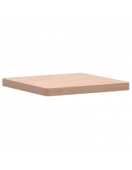 Piano per Tavolo 50x50x4 cm Quadrato Legno Massello di Faggio