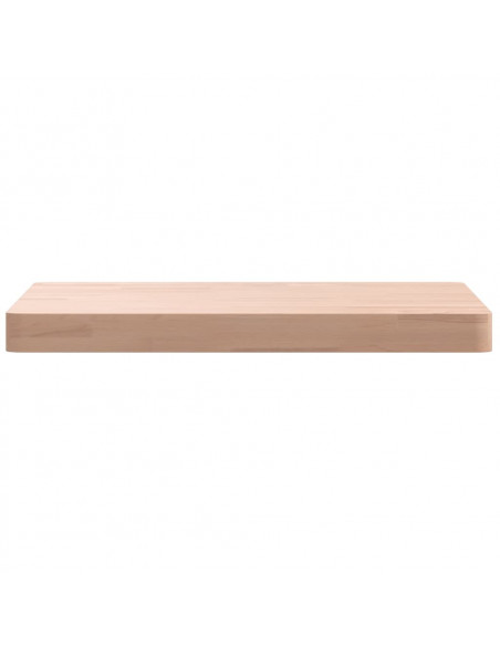 Piano per Tavolo 50x50x4 cm Quadrato Legno Massello di Faggio