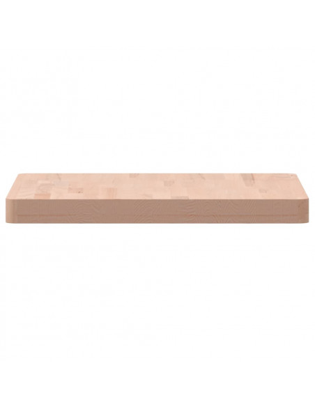Piano per Tavolo 50x50x4 cm Quadrato Legno Massello di Faggio