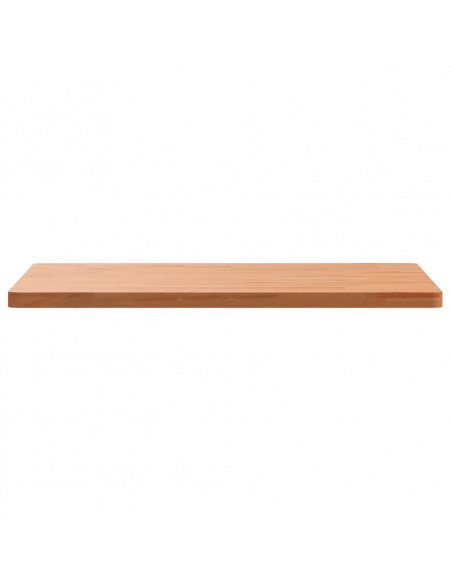 Piano per Tavolo 70x70x2,5 cm Quadrato Legno Massello di Faggio