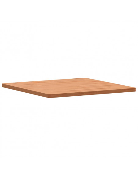 Piano per Tavolo 70x70x2,5 cm Quadrato Legno Massello di Faggio