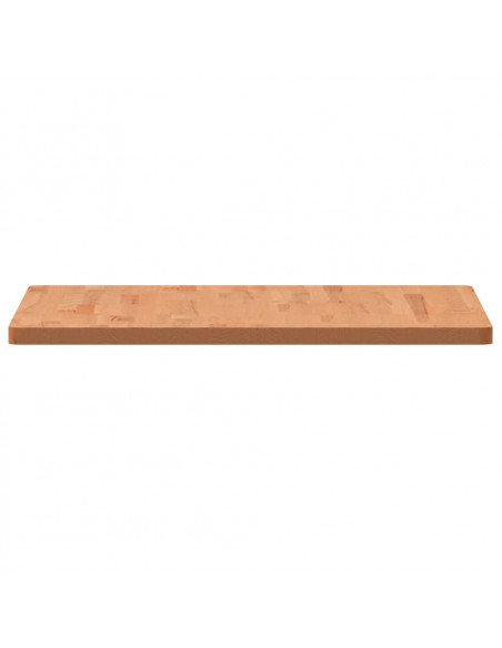 Piano per Tavolo 70x70x2,5 cm Quadrato Legno Massello di Faggio