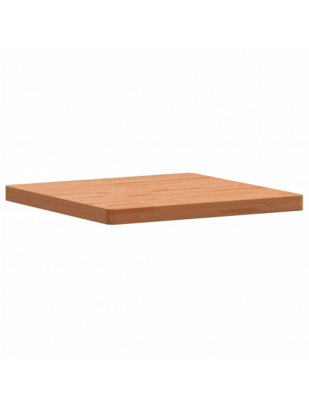 Piano per Tavolo 60x60x4 cm Quadrato Legno Massello di Faggio