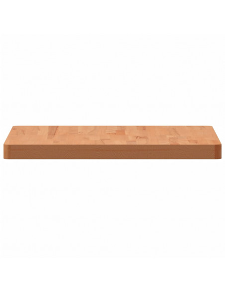Piano per Tavolo 60x60x4 cm Quadrato Legno Massello di Faggio