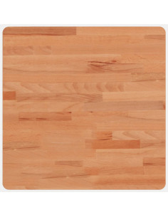 Piano per Tavolo 50x50x1,5 cm Quadrato Legno Massello di Faggio 2