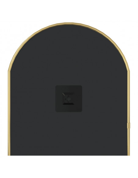 Specchio da Parete Dorato 70x30 cm Ovale