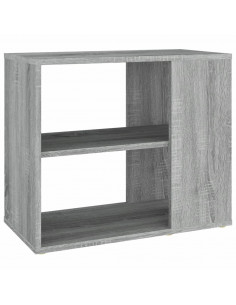 Mobiletto Laterale Grigio Sonoma 60x30x50 cm Legno Multistrato 2