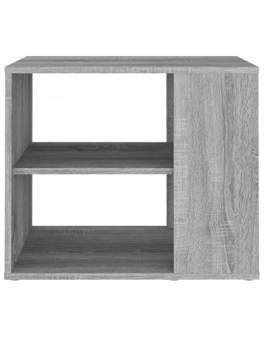 Mobiletto Laterale Grigio Sonoma 60x30x50 cm Legno Multistrato