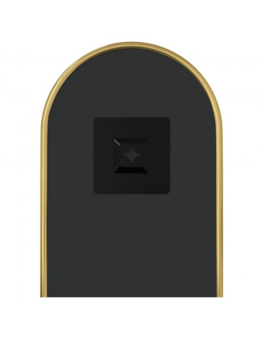 Specchio da Parete Dorato 40x15 cm Ovale