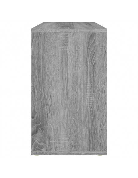 Mobiletto Laterale Grigio Sonoma 60x30x50 cm Legno Multistrato