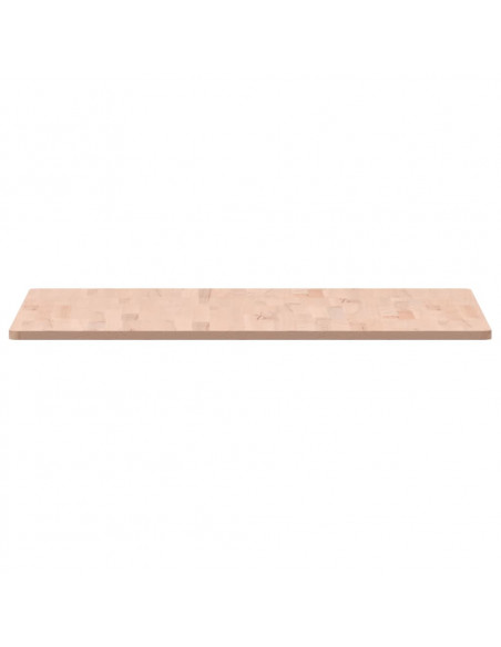 Piano per Tavolo 80x80x1,5 cm Quadrato Legno Massello di Faggio
