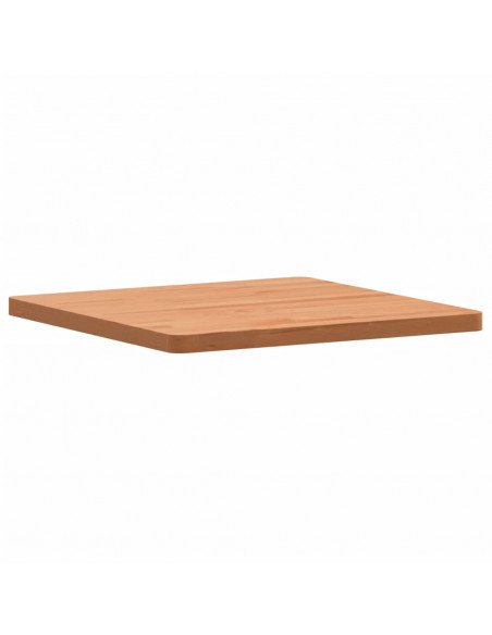 Piano per Tavolo 50x50x2,5 cm Quadrato Legno Massello di Faggio