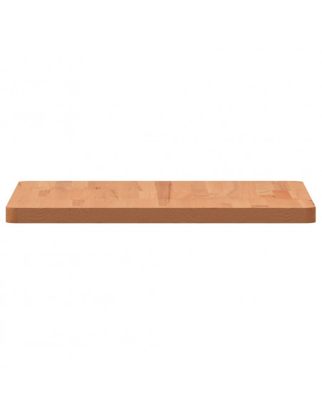 Piano per Tavolo 50x50x2,5 cm Quadrato Legno Massello di Faggio
