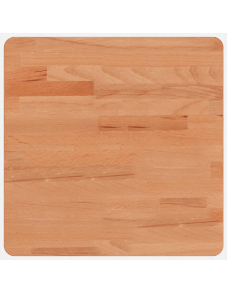 Piano per Tavolo 40x40x4 cm Quadrato Legno Massello di Faggio