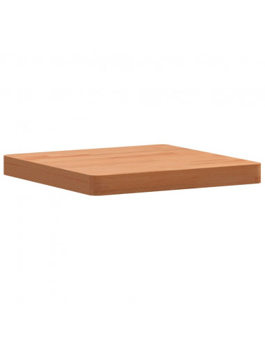 Piano per Tavolo 40x40x4 cm Quadrato Legno Massello di Faggio