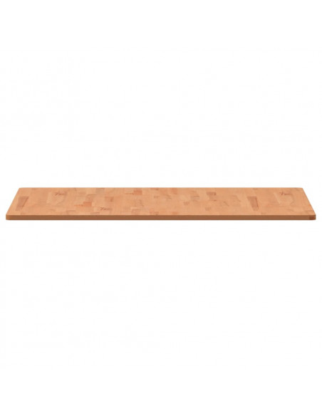 Piano per Tavolo 90x90x1,5 cm Quadrato Legno Massello di Faggio