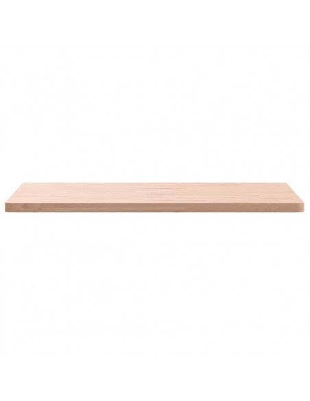 Piano per Tavolo 80x80x2,5 cm Quadrato Legno Massello di Faggio