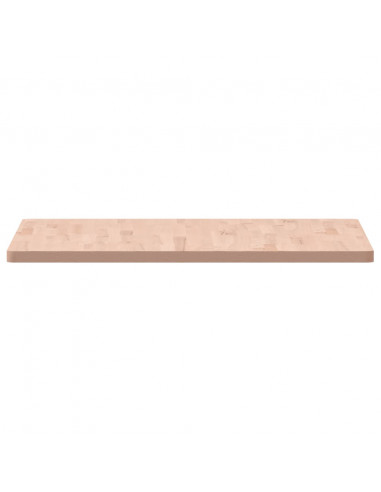 Piano per Tavolo 80x80x2,5 cm Quadrato Legno Massello di Faggio