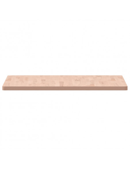 Piano per Tavolo 80x80x2,5 cm Quadrato Legno Massello di Faggio