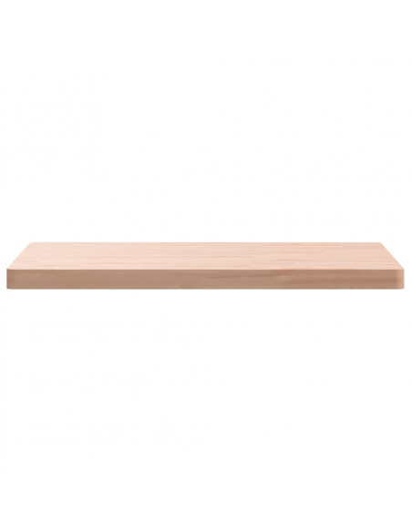 Piano per Tavolo 80x80x4 cm Quadrato Legno Massello di Faggio