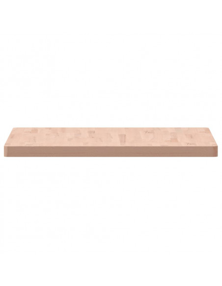 Piano per Tavolo 80x80x4 cm Quadrato Legno Massello di Faggio