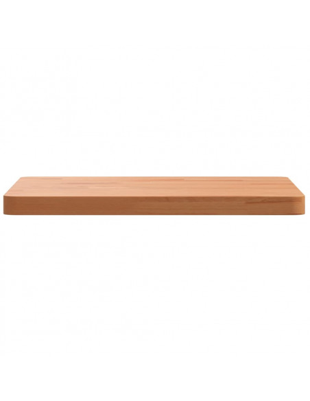 Piano per Tavolo 40x40x2,5 cm Quadrato Legno Massello di Faggio