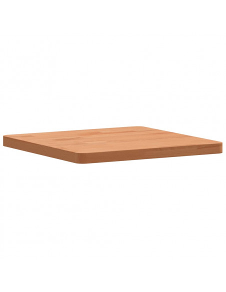 Piano per Tavolo 40x40x2,5 cm Quadrato Legno Massello di Faggio