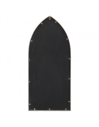 Specchio da Giardino Sabbia 100x45 cm in Ferro per Uso Esterno