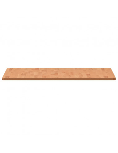 Piano per Tavolo 80x80x1,5 cm Quadrato Legno Massello di Faggio