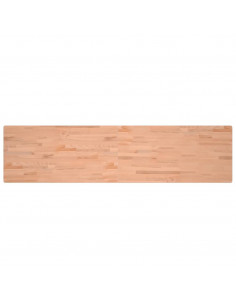 Piano per Banco da Lavoro 220x55x2,5 cm Legno Massello Faggio 2