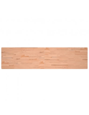 Piano per Banco da Lavoro 220x55x2,5 cm Legno Massello Faggio