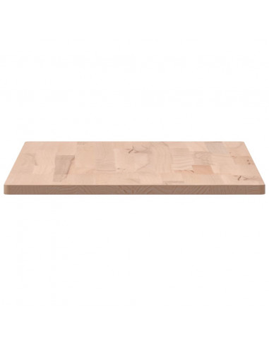 Piano Tavolo 100x50x1,5cm Rettangolare Legno Massello Faggio