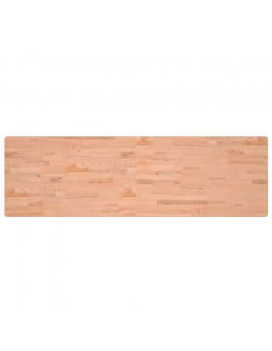 Piano Scrivania 180x55x2,5 cm in Legno Massello di Faggio