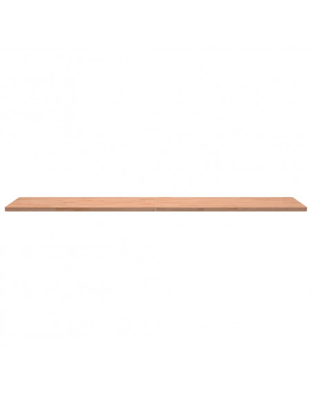 Piano Scrivania 180x55x2,5 cm in Legno Massello di Faggio