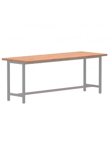 Piano per Banco da Lavoro 150x55x2,5 cm Legno Massello Faggio