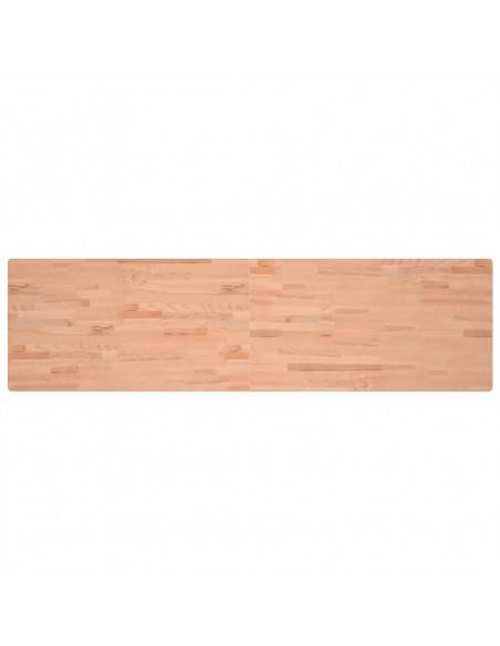 Piano per Banco da Lavoro 200x55x2,5 cm Legno Massello Faggio