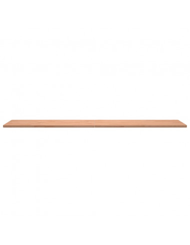 Piano Scrivania 200x55x2,5 cm in Legno Massello di Faggio