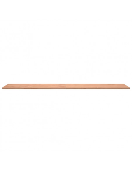 Piano Scrivania 200x55x2,5 cm in Legno Massello di Faggio