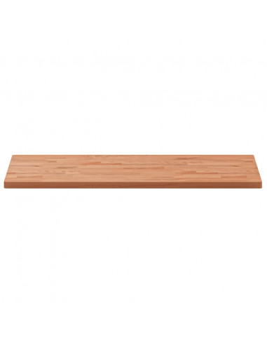 Piano Tavolo 100x50x2,5cm Rettangolare Legno Massello di Faggio