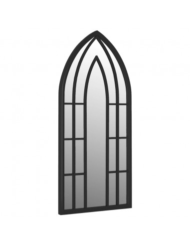 Specchio Nero 70x30 cm Ferro per Uso Interno