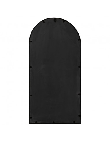 Specchio Nero 90x45 cm Ferro per Uso Interno