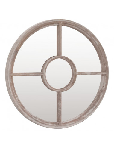 Specchio Sabbia 40x4 cm Ferro Rotondo per Uso Interno