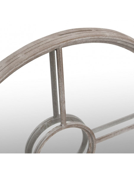 Specchio Sabbia 40x4 cm Ferro Rotondo per Uso Interno