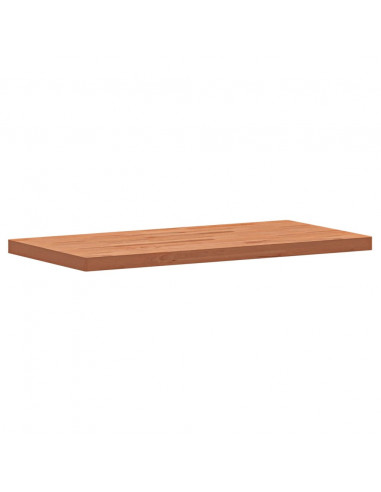 Piano Tavolo 100x50x4cm Rettangolare Legno Massello di Faggio