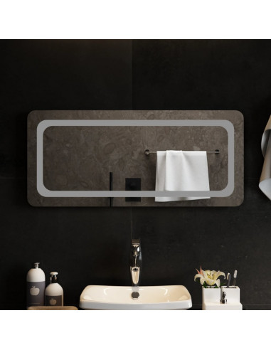 Specchio da Bagno con Luci LED 90x40 cm