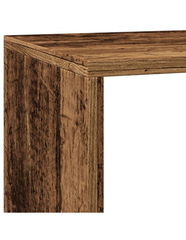 Libreria a 3 Ripiani Legno Vecchio 137,5x29x103,5 cm Truciolato