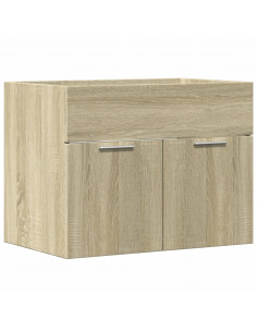 Mobile Sottolavabo Rovere Sonoma 60x38,5x46cm Legno Multistrato 2