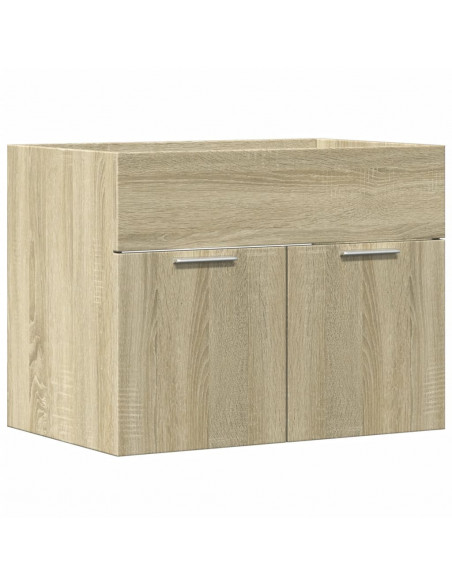 Mobile Sottolavabo Rovere Sonoma 60x38,5x46cm Legno Multistrato