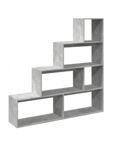 Libreria 4Ripiani Grigio Cemento 143,5x29x143,5cm Truciolato